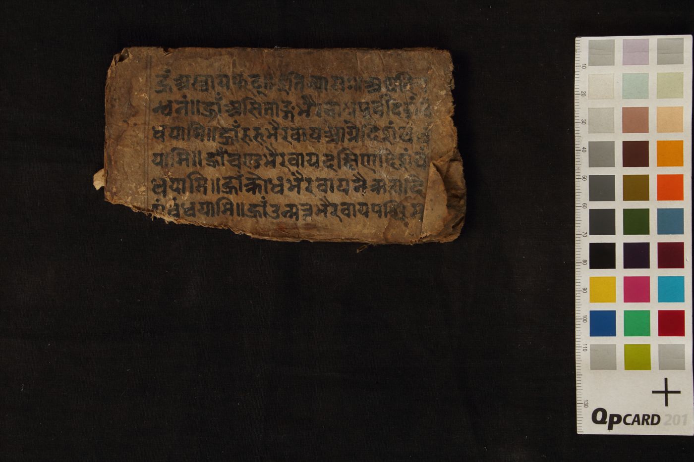 Āpadudvāra stotra manuscript preview