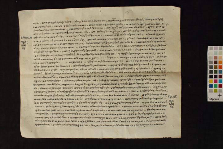 Dakṣiṇākālī nityapūjāvidhi manuscript preview