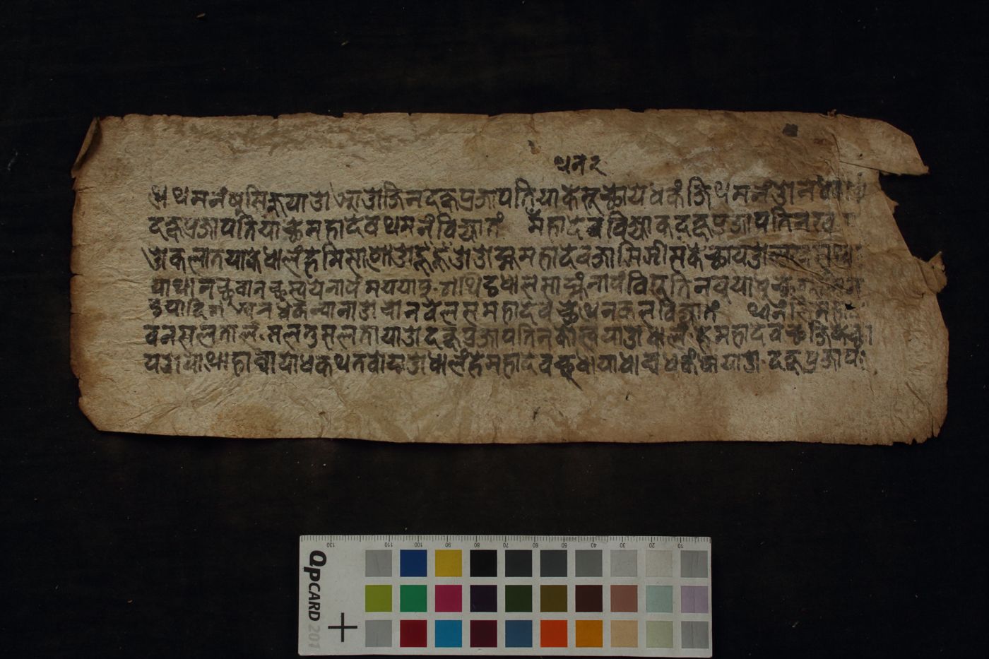 Sati Devi Mahadeva Vivaha manuscript preview