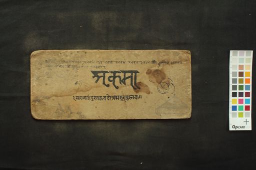 Saraswatīṛjuprakriyā manuscript preview