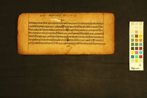Fragment of Narapatijayacaryā manuscript preview