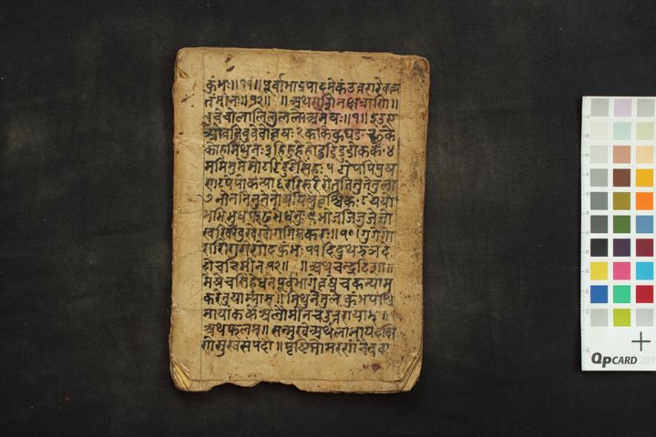 Unknown Jyotiṣa fragment manuscript preview