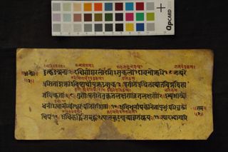 Amarakośa (Kāṇḍa-3) folio 3