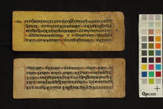 Āryyagaṇapati-hṛdayanāma-dhāraṇī folio 3