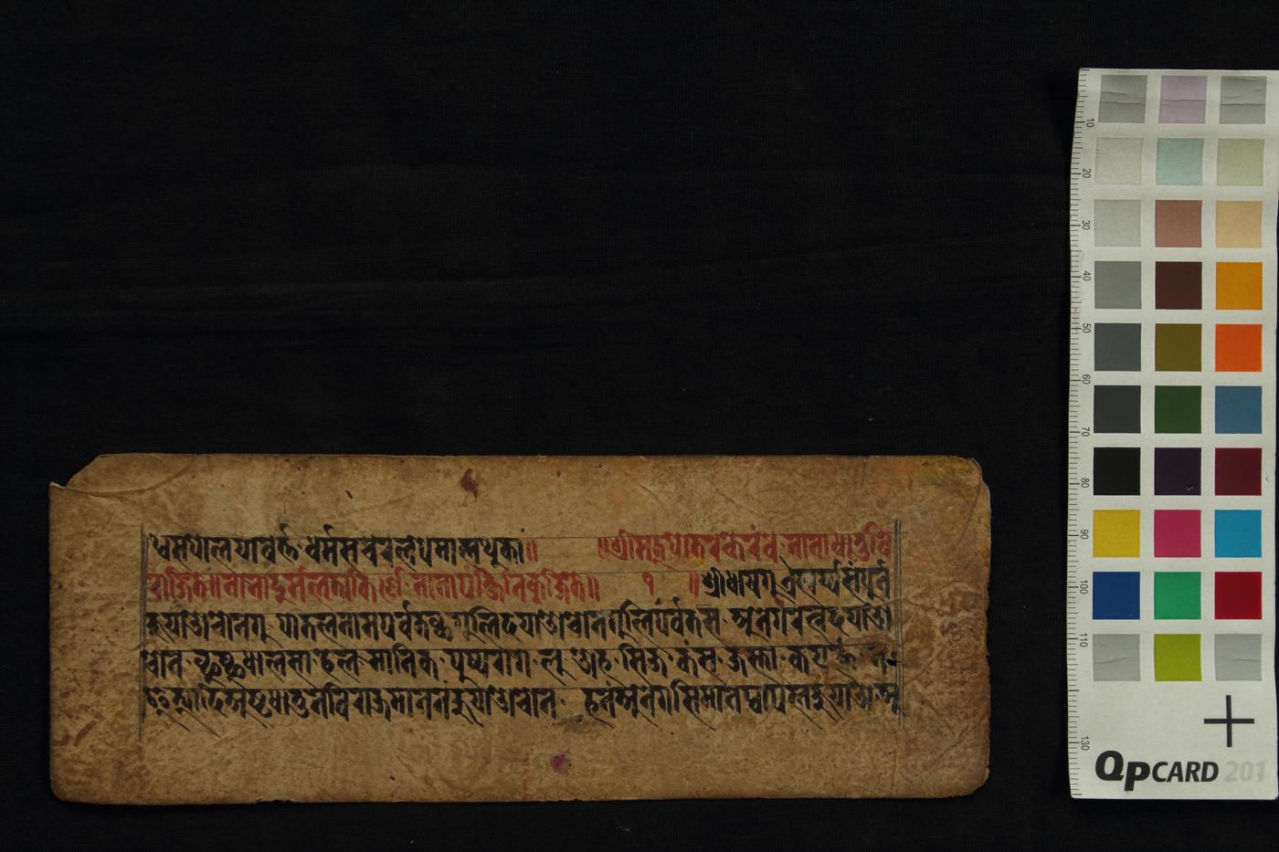 Āryyatārābhaṭṭārikāyā-nāmāṣṭottaraśataka manuscript preview