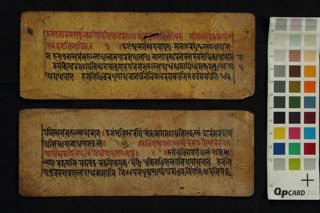 Āryyatārābhaṭṭārikāyā-nāmāṣṭottaraśataka folio 3