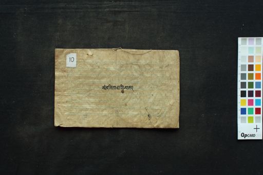 Dakṣiṇā Kālikā Stotra manuscript preview