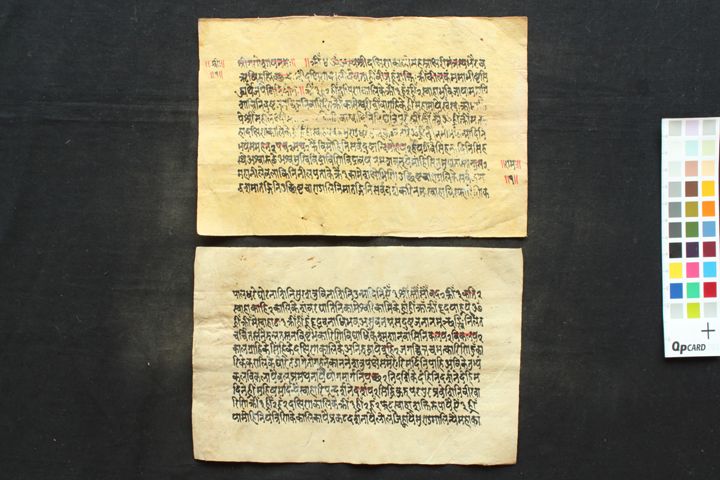 Dakṣinā kālī sahasrākṣarī Stotra manuscript preview