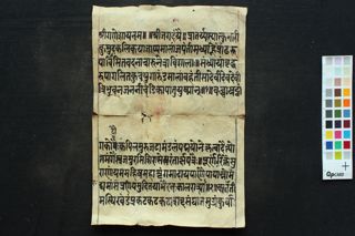 Kālikāsṛkaṃ stotraṃ folio 1