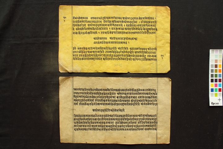 Aparokṣānubhuti manuscript preview