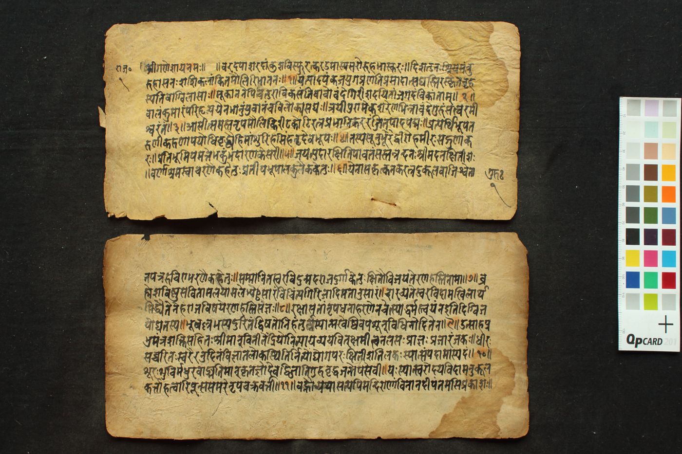 Rājavijayasaṅgraha manuscript preview
