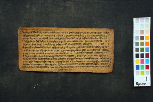 Śiva Pūjā manuscript preview