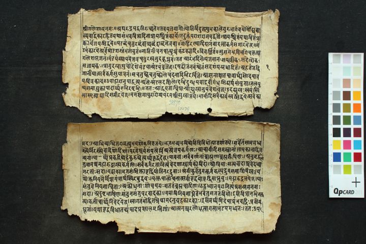 Yajñarudra Paddhati manuscript preview
