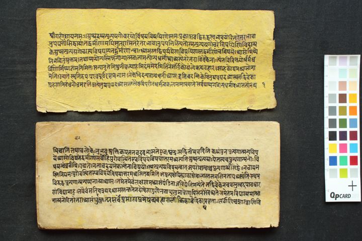 Śārīraka-Mīmāṃsā-Sutra-Bhāṣya manuscript preview