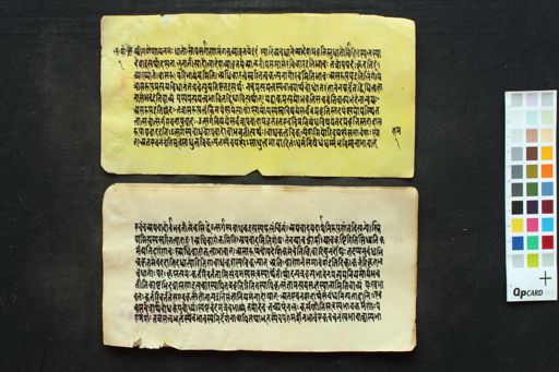 Laghu śabdenduśekhara manuscript preview