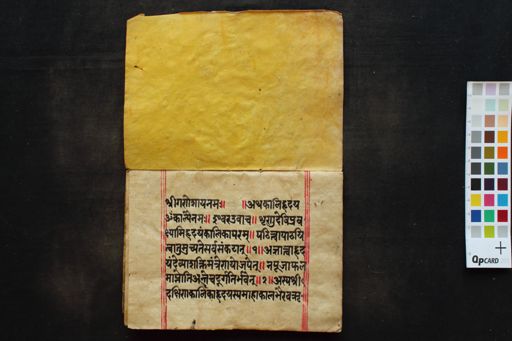 Kālisahasrākṣarī manuscript preview