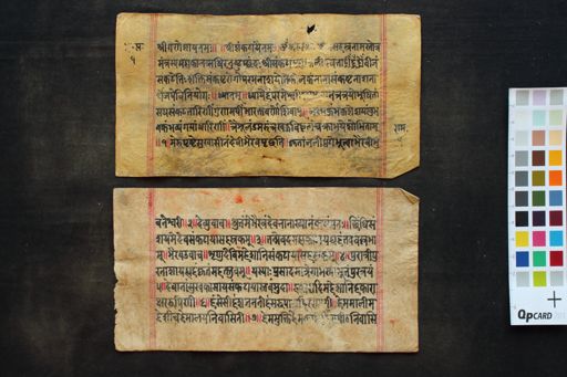 Saṃkaṭāsahasranāmākhyastotra manuscript preview
