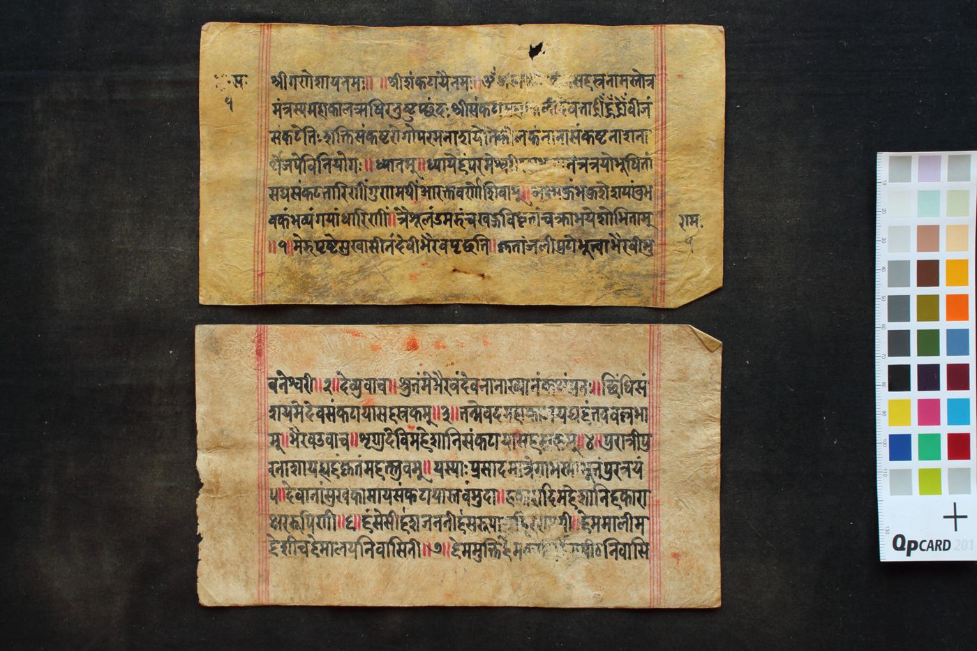 Saṃkaṭāsahasranāmākhyastotra manuscript preview