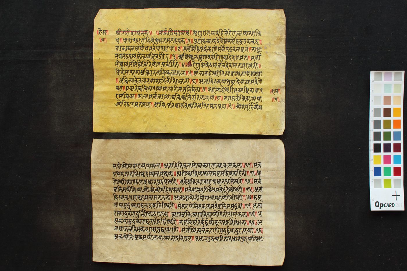 Reṇukāsahasranāmastotra manuscript preview