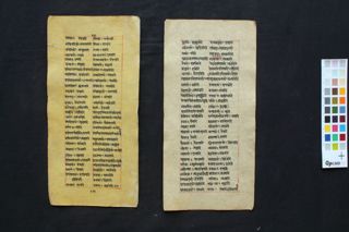 Amarakośapañjikā folio 3