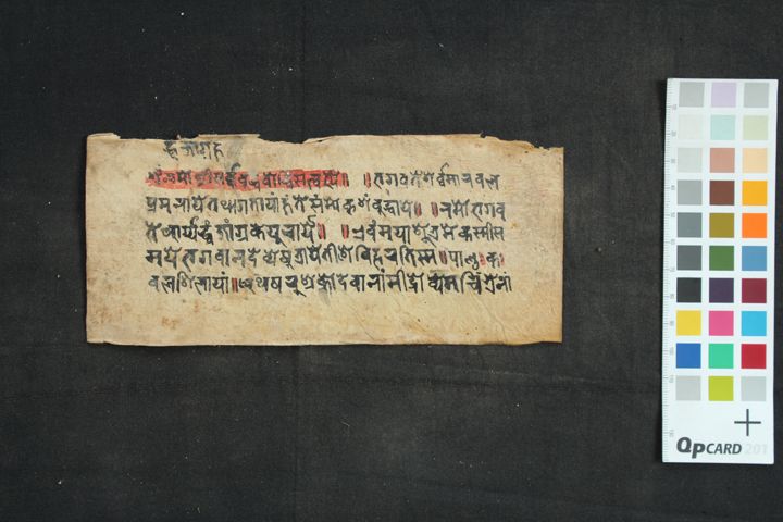 Ārya Dvajāṇgrahekeyuroṇāma Dhāraṇī manuscript preview