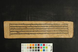 Kāraṇḍavyūha Sutra folio 3