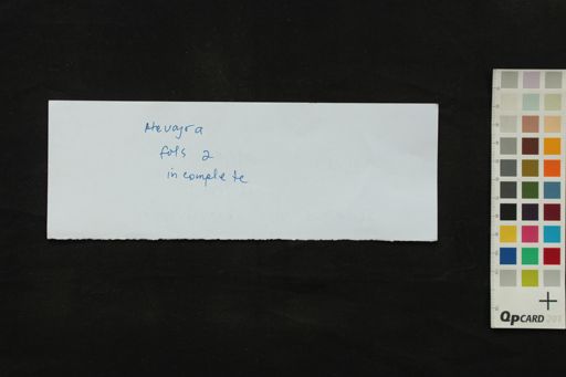 Collection of Fragments: Hevajra Tantra, Mahīkha Saṃvara, Āryāvalokiteśvara Bhayaṃkarī, Gāthā Dve, Aṣṭa Mahābhaya Haraṇa Tārā, Sūrya Stotra, Mañjunātha Padmapāṇi, Caṇḍa Mahāroṣaṇa, Ārya Śrī Hāritī Devī, Śrī Śanicara Pāṭha & Ārya Gaṇapati Hṛdaya Sūtra. manuscript preview