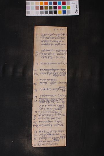Svayambhūpūjā manuscript preview