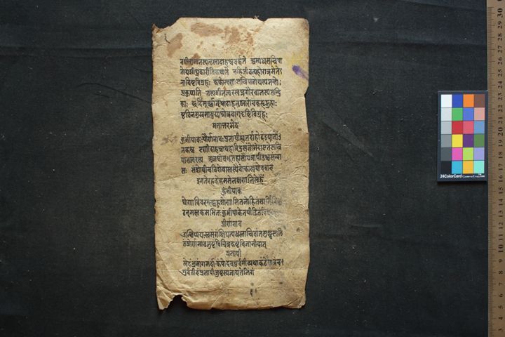 Mādhavanidāna manuscript preview